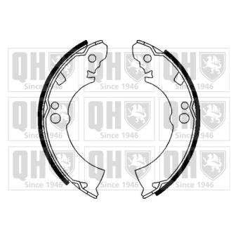 Jeu de mâchoires de frein QUINTON HAZELL