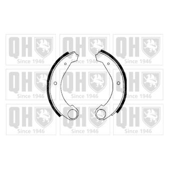 Jeu de mâchoires de frein QUINTON HAZELL