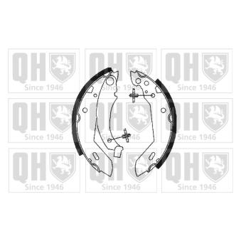 Jeu de mâchoires de frein QUINTON HAZELL