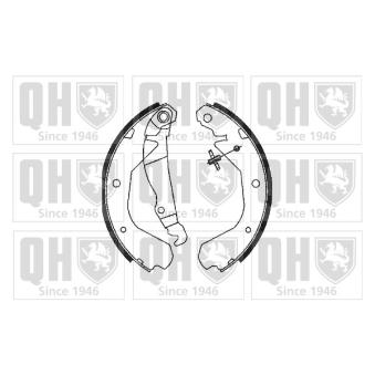 Jeu de mâchoires de frein QUINTON HAZELL