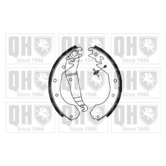 Jeu de mâchoires de frein QUINTON HAZELL