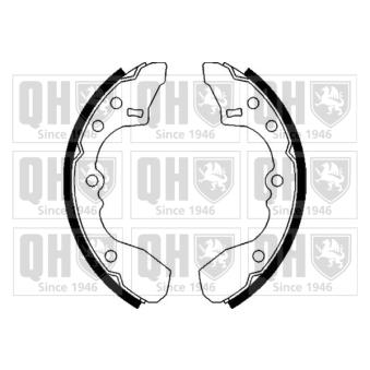 Jeu de mâchoires de frein QUINTON HAZELL