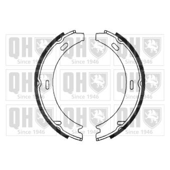 Jeu de mâchoires de frein, frein de stationnement QUINTON HAZELL