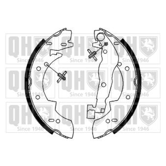 Jeu de mâchoires de frein QUINTON HAZELL