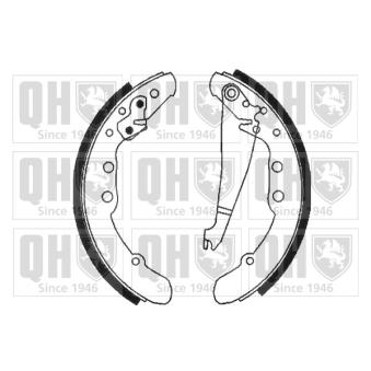 Jeu de mâchoires de frein QUINTON HAZELL