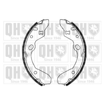 Jeu de mâchoires de frein QUINTON HAZELL