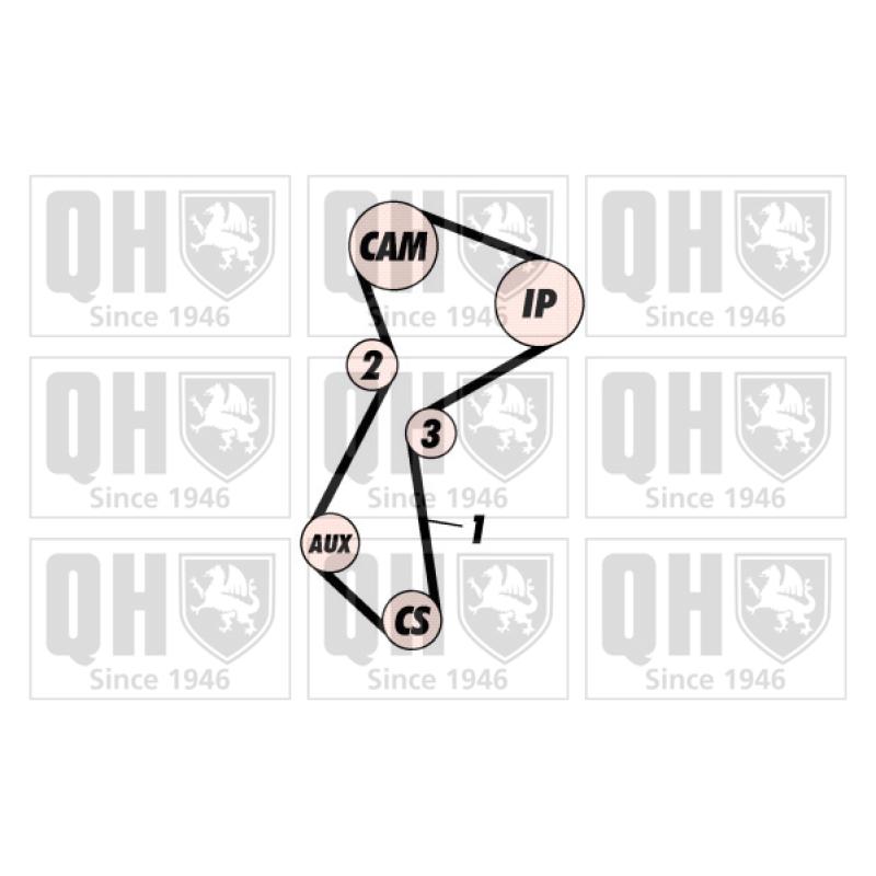 Kit de distribution QUINTON HAZELL QBK113 - Visuel 1