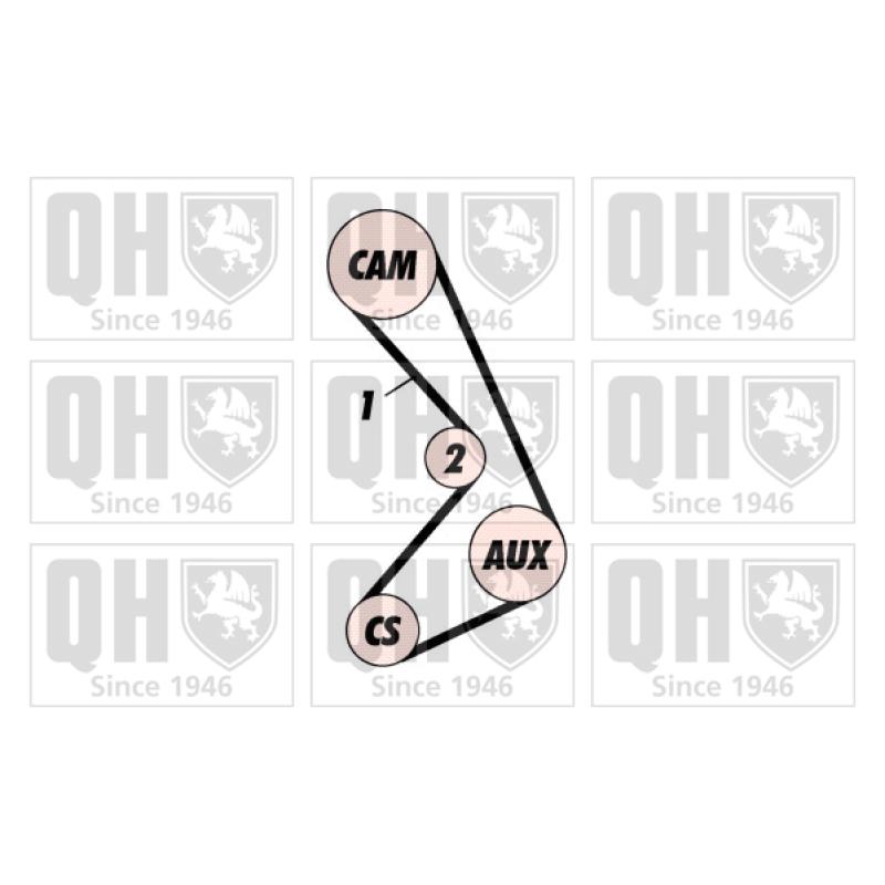 Kit de distribution QUINTON HAZELL QBK136 - Visuel 1