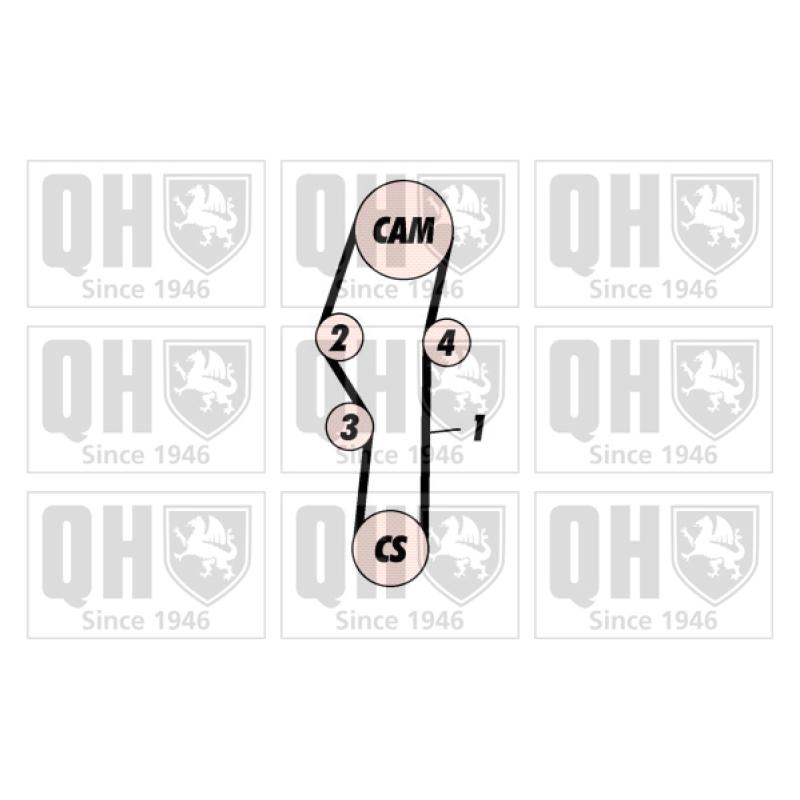 Kit de distribution QUINTON HAZELL QBK176 - Visuel 1