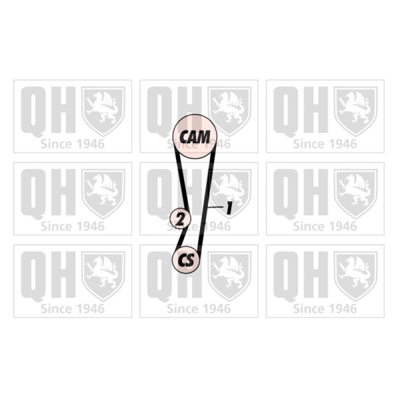 Kit de distribution QUINTON HAZELL QBK232 - Visuel 1