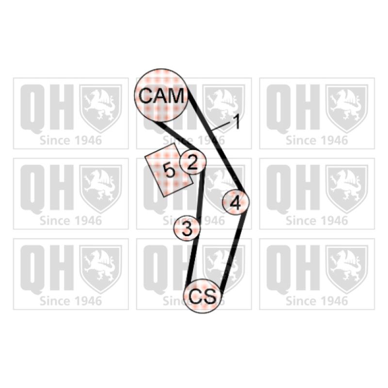 Kit de distribution QUINTON HAZELL QBK583 - Visuel 1