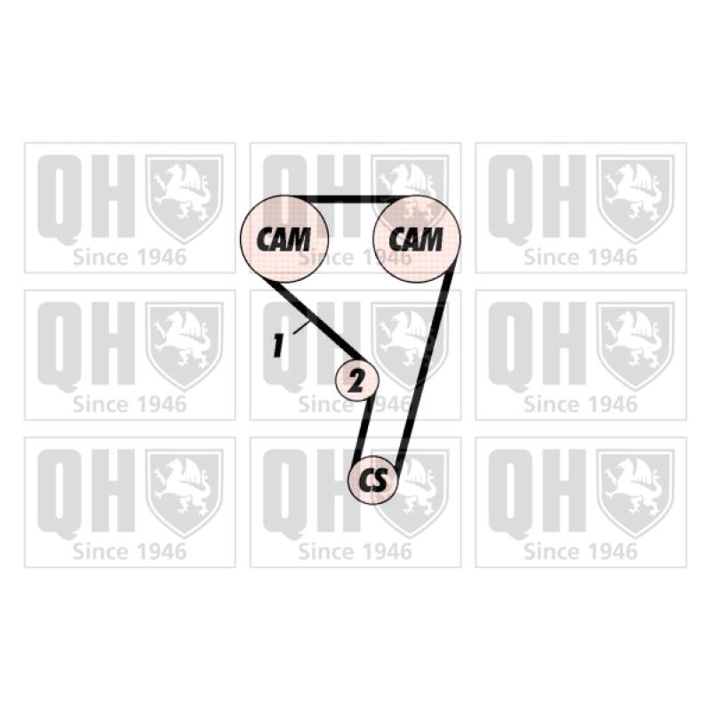 Kit de distribution QUINTON HAZELL QBK751 - Visuel 1