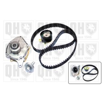 Pompe à eau + kit de courroie de distribution QUINTON HAZELL