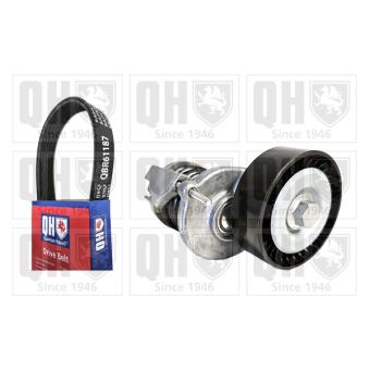 Jeu de courroies trapézoïdales à nervures QUINTON HAZELL QDK181