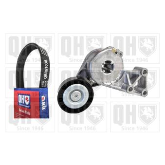 Jeu de courroies trapézoïdales à nervures QUINTON HAZELL QDK194