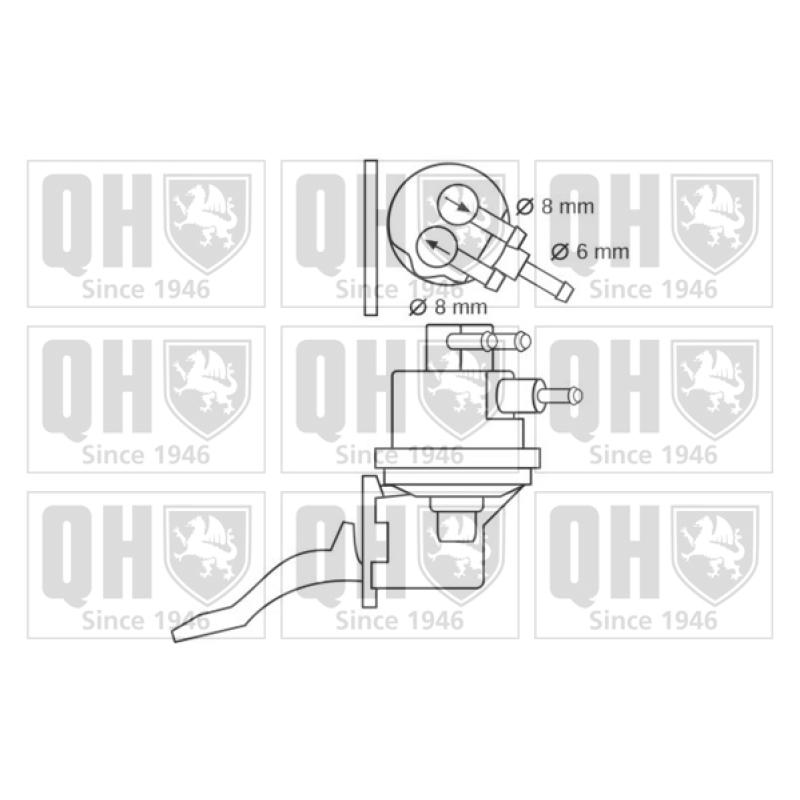Pompe à carburant QUINTON HAZELL QFP237 - Visuel 1