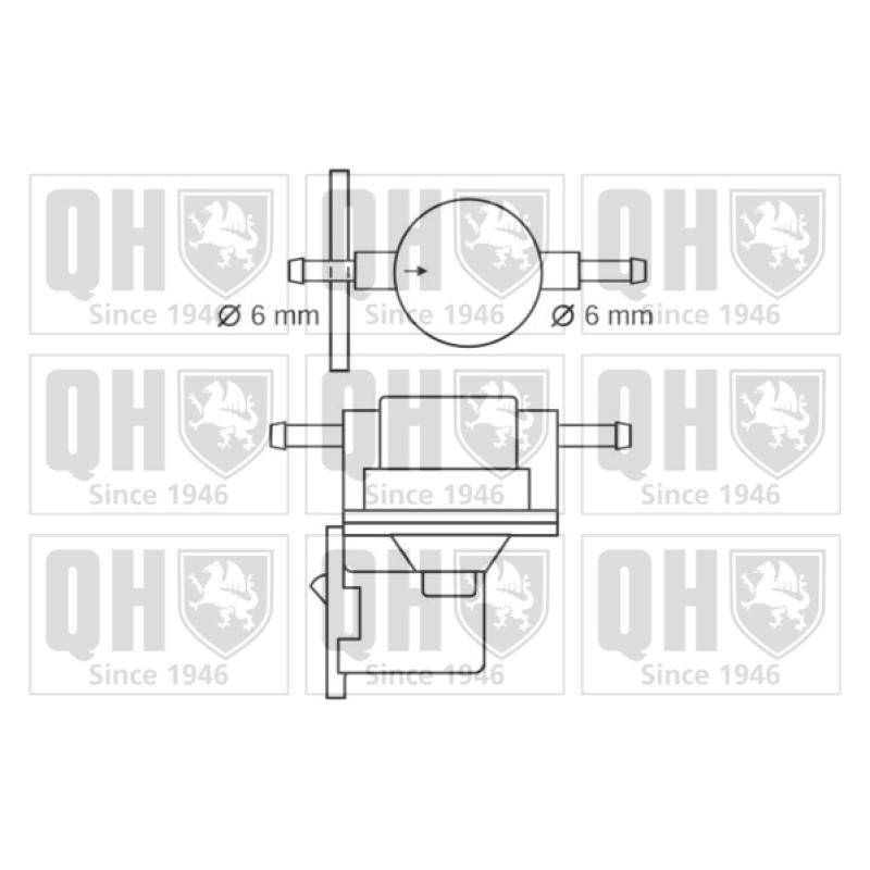 Pompe à carburant QUINTON HAZELL QFP76 - Visuel 1