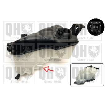 Vase d'expansion, liquide de refroidissement QUINTON HAZELL