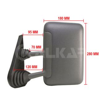 Rétroviseur extérieur ALKAR 9201975