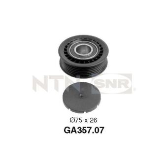 Poulie-tendeur, courroie trapézoïdale à nervures SNR