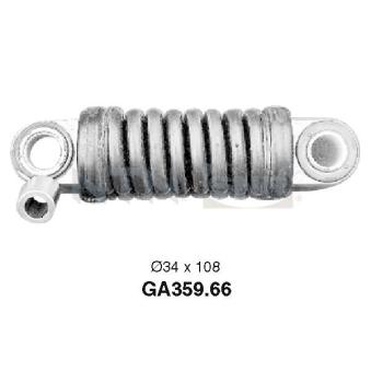 Poulie-tendeur, courroie trapézoïdale à nervures SNR