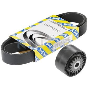 Jeu de courroies trapézoïdales à nervures SNR