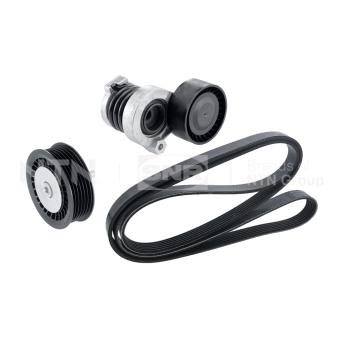 Jeu de courroies trapézoïdales à nervures SNR