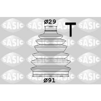 Soufflets de cardan avant SASIC 1900007