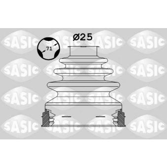 Soufflets de cardan avant SASIC