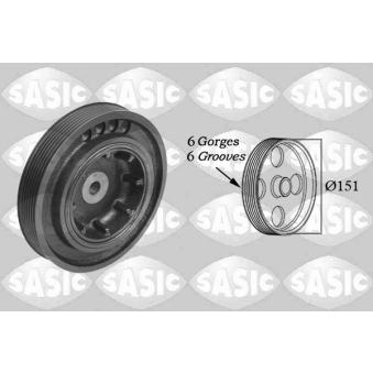 Poulie, vilebrequin SASIC