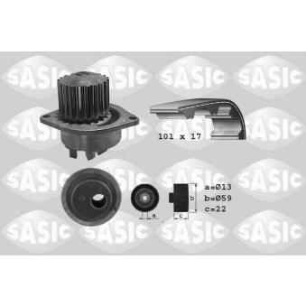 Pompe à eau + kit de courroie de distribution SASIC