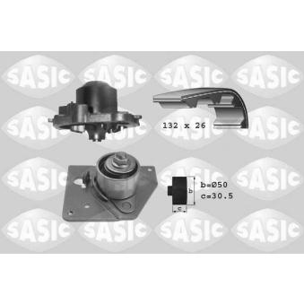 Pompe à eau + kit de courroie de distribution SASIC