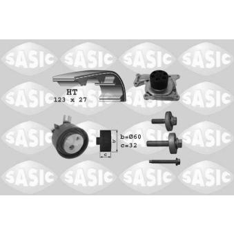 Pompe à eau + kit de courroie de distribution SASIC 3904037