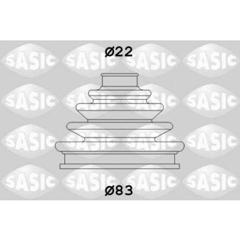 Soufflets de cardan avant SASIC 4003437