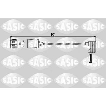 Contact d'avertissement, usure des plaquettes de frein SASIC 6236002