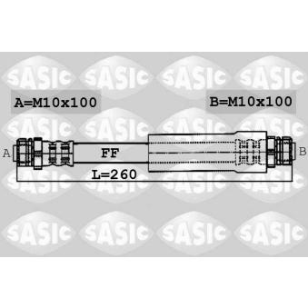 Flexible de frein SASIC 6606009