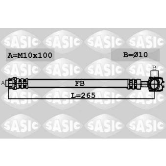 Flexible de frein SASIC 6606105