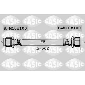 Flexible de frein SASIC 6606203