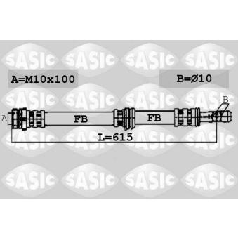 Flexible de frein SASIC 6606248