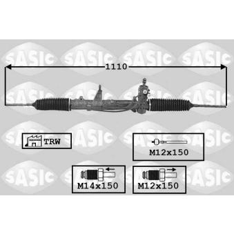 Crémaillière de direction SASIC 7006055