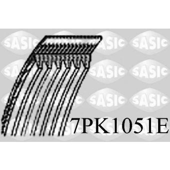 Courroie trapézoïdale à nervures SASIC