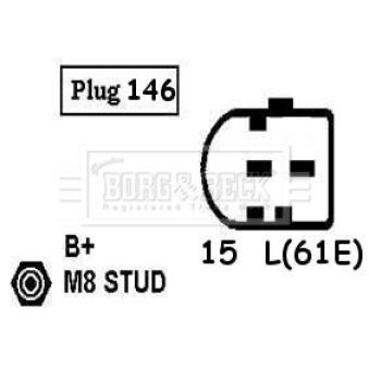 Alternateur BORG & BECK BBA2592