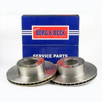 Jeu de 2 disques de frein avant BORG & BECK BBD4362