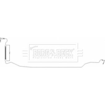 Flexible de frein BORG & BECK BBH8589