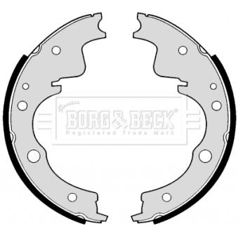 Jeu de mâchoires de frein BORG & BECK BBS6175