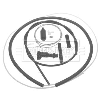 Câble d'accélération BORG & BECK BKA1086