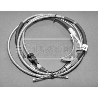 Tirette à câble, frein de stationnement BORG & BECK BKB1010