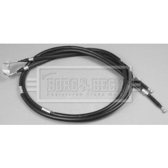 Tirette à câble, frein de stationnement BORG & BECK BKB2917