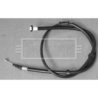 Tirette à câble, frein de stationnement BORG & BECK BKB3702