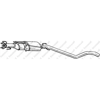 Filtre à particules / à suie, échappement BOSAL 095-201